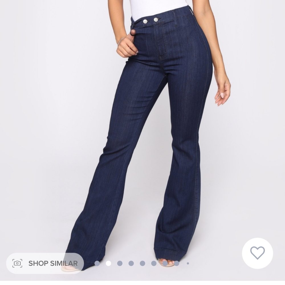 Fashion nova Janelle flare jeans